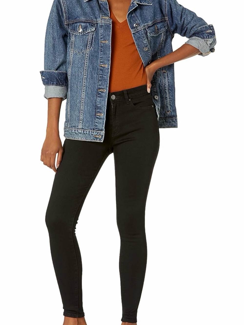 Daily Ritual Black Skinny Jeans